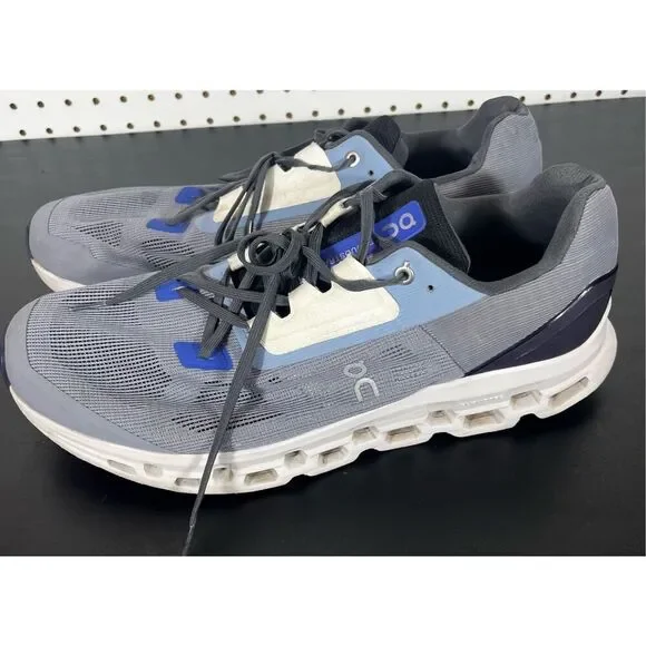 On Running | Shoes | On Runningcloudstratus Grey Navy Blue  display picture 1